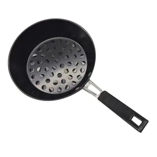 Produktbild: BAZEITFLOW Tragbarer Holzkohleofen Campingkocher Eisen Holzbrenner mit Großem Belüftungsdesign für Outdoor Grillen Grillkohleofen für Camping und Bbq