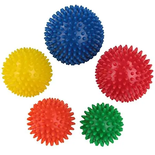 Produktbild: BB Sport Massageball Set 5er Igelbälle in verschiedenen Größen Massagebälle mit Noppen
