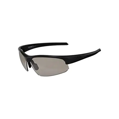 Produktbild: BBB Cycling Sportbrille Selbsttönend Photochromatic Gläser Fahrradbrille für Sonnenschutz Polycarbonat-Rahmen Einstellbarer Nasenbügel Matt Schwarz Impress PH BSG-58PH