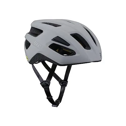Produktbild: BBB Fahrradhelm für Erwachsene, Mountainbike und Rennrad, MIPS Sicherheitsschutz, leichtes abnehmbares Visier, Dune 2.0, Reisetasche, BHE-22T, Off-White, L (58-61 cm), Matt Weiß, L (58-62cm)