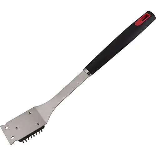 Produktbild: BBQ 3-in-1 Grillbürste, 39 cm, Silber/Schwarz