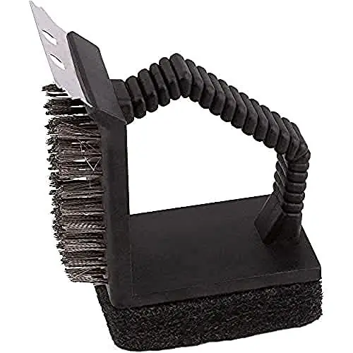 Produktbild: BBQ 3-in-1 Grillbürste, Schwarz