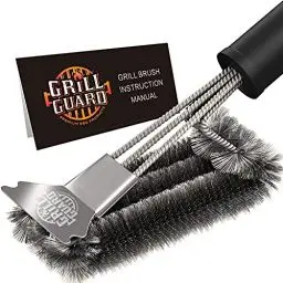 Produktbild: BBQ Grill Reinigungsbürste & Schaber - Grilldrahtbürste für Grill - 45cm Edelstahl Grillrostreiniger - Grillzubehör & Werkzeuge für Weber Gas/Holzkohle/Elektro/Infrarot - Geschenke für Männe
