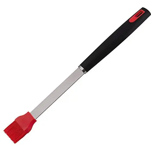 Produktbild: BBQ Grillbürste, 39 cm, Schwarz/Rot