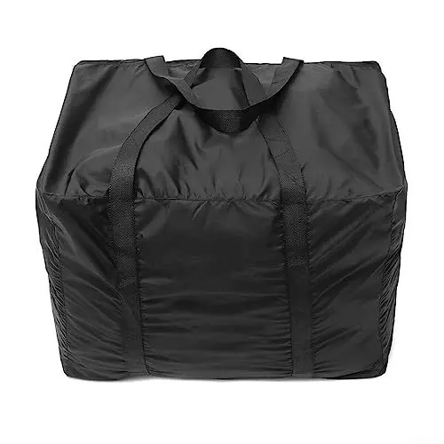 Produktbild: BBQ Premium-Aufbewahrungstasche, tragbare Grilltasche, Holzkohlegrill, große Organizer-Taschen für Grill, Picknick, Camping, 58 x 36 x 41 cm
