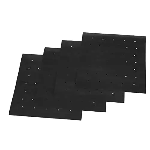 Produktbild: BBQ-Grillmatte, Antihaftbeschichtet, Hitzebeständig, 4 Stück, Grillmatte mit Löchern, 40 X 33 Cm, Anwendbar für Zuhause Im Freien