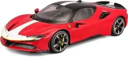 Produktbild: Bburago Ferrari SF90 Stradale Assetto Fiorano: Modellauto im Maßstab 1:18, Türen, Motorhaube und Kofferraum beweglich, rot (18-16911), Groß