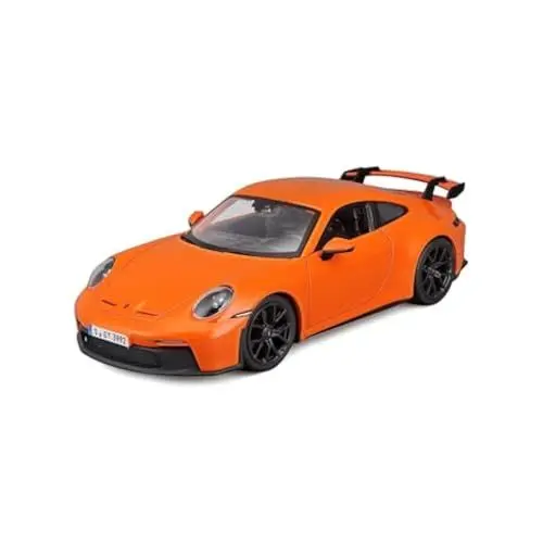 Produktbild: Bburago Porsche 911 GT3 (2021): Modellauto im Maßstab 1:24, Türen beweglich, Grün