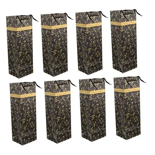 Produktbild: BCOATH 10pcs Wein Flasche Taschen Papier Wein Beutel Tragbare Wein Lagerung Tasche Für Urlaub