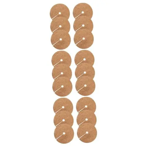 Produktbild: BCOATH 18 STK Blumentopf Kokosmatte Blumentopf Baumringe Runder Pflanzer Kokospflanzenabdeckung Baummulchring Pflanzenschutzmatten Gemüse Coco Coir Ring Baumschutzmatte Anlage Kokosfaser