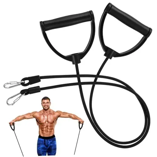 Produktbild: BCOATH Ergonomische Griffe Paar Übung Widerstand Bänder Für Stepper Fitness Ausrüstung Zubehör