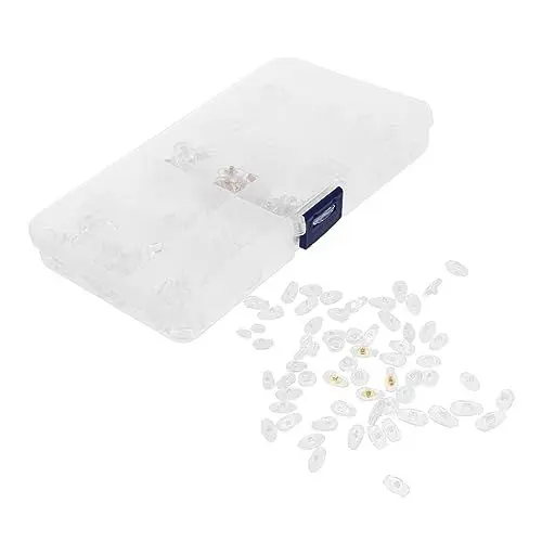 Produktbild: BCOATH Rutschfeste Nasenpads Für Brillen Nasenpolster Aus Pvc Geeignet Für Sonnenbrillen Und Brillen Nasenpads Zum Schutz Für Optimalen Halt