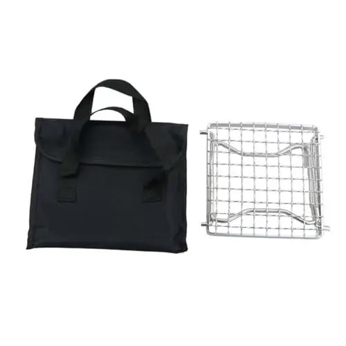 Produktbild: BCOATH Edelstahl-grill Camping-grill-set Klappbarer Grillrost Gartengrill Lagerfeuer-zubehör