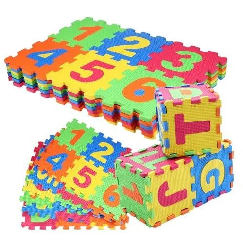 Produktbild: BCOATH 1 Satz Kinder-Puzzle-Alphabet Alphabet-ineinandergreifende Matte Puzzle-bodenmatte Spielmatte Mit Buchstabenfliesen Schaumstoff-puzzlematte Für Kinder Alphabetmatte Teppich Eva