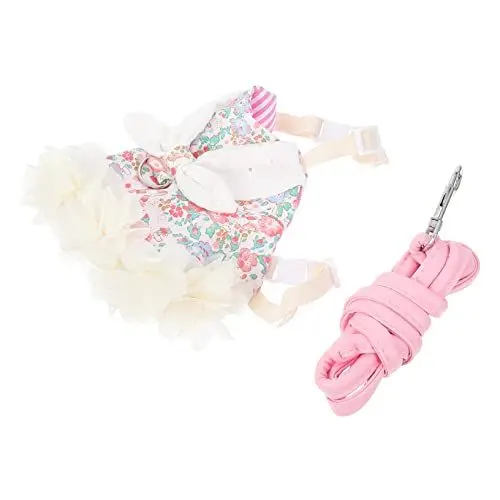 Produktbild: BCOATH 1satz Bunny Kleidung Und Leine Tierkostüm Für Kleine Haustiere Baumwollmaterial Waschbar Und Wiederverwendbar Für Elegante Und Komfortable Trageerfahrung