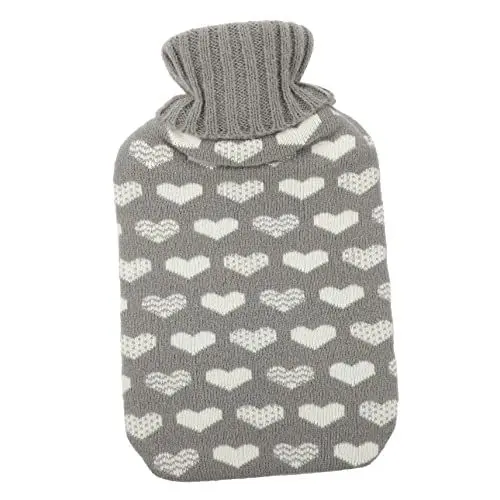Produktbild: BCOATH 1 Satz Wärmflasche plüschig heißes Wasser Wärmbeutel für den Winter Warmwasserbeutel Wärmebeutel Handwärmer heitzkissen Thermosflasche Wasserflasche Heißwasserbeutel Baumwolle Grey