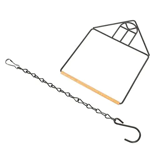 Produktbild: BCOATH 1satz Parrot Perch Stand Mit Stabiler Basis Aus Hochwertigem Eisen Geeignet Für Wellensittiche Und Papageien Dekorativ Und Langlebig Für Vogelkäfig Zubehör