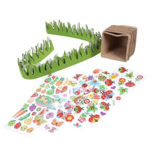 Produktbild: BCOATH 1 Set Zellstoff Sämlingsbecher Papier Kinderzimmerbecher DIY Set Starterbecher Für Pflanzen Blumentöpfe Für Kinder Pflanzen Kinderzimmertopf Innenanbau Zellstoffbecher