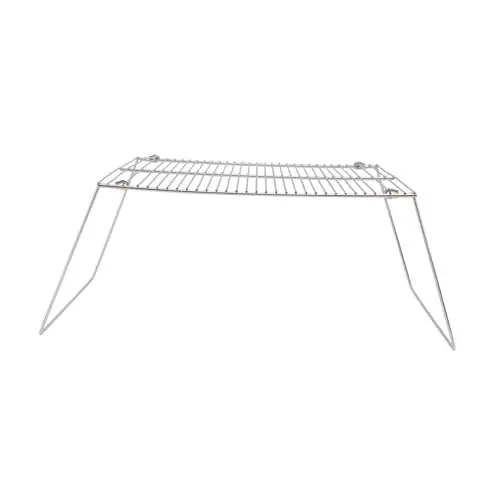 Produktbild: BCOATH Tragbarer Grillrost Aus Edelstahl Mini-grillrost Für Camping Outdoor-grillständer 81 3 X 63 5 X 46 7 cm Robust Und Sicher Für Outdoor-aktivitäten