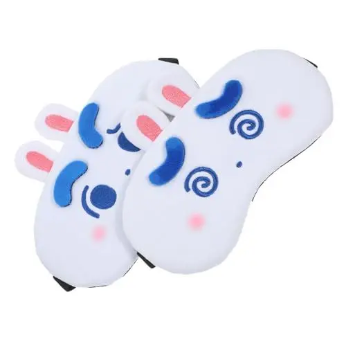 Produktbild: BCOATH 2St Hase hasenmaske bunny mask Entspannungsmaske Gesichtsmaske für Kinder Schlafmaske süß lidschatten Schlafmaske für Mädchen Augenmaske für Kinder zum Schlafen Samt