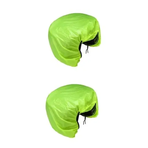 Produktbild: BCOATH 2st Fahrrad Regenschutz Taschenabdeckung Kettenschmiermittel Für Fahrräder Rucksack Rucksack Mountainbike-sitzbezug Fahrräder Regenfest Fahrradverpackung Regenschild Green