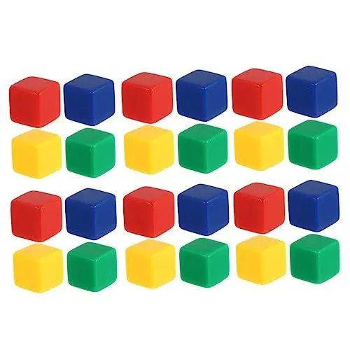 Produktbild: BCOATH 40St Würfel Spielzeuge bürospiel Colour Cube Family Game spielwaren draußen Spielzeug stapeln Pub-Spielzeug Poker-Party-Spiel Spielzeug Requisiten lehren Partyzubehör Acryl