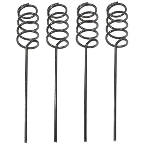 Produktbild: BCOATH Angelrutenhalter Fürs Ufer 4 Stück Spiral-rutenständerhalterungen Aus Metall Robust Und Angelrutenhalter