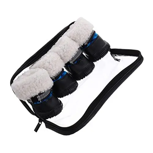 Produktbild: BCOATH - Hundeschuhe – 4 Haustierschuhe Mit Stiefelschutz Für Drinnen Und Draußen