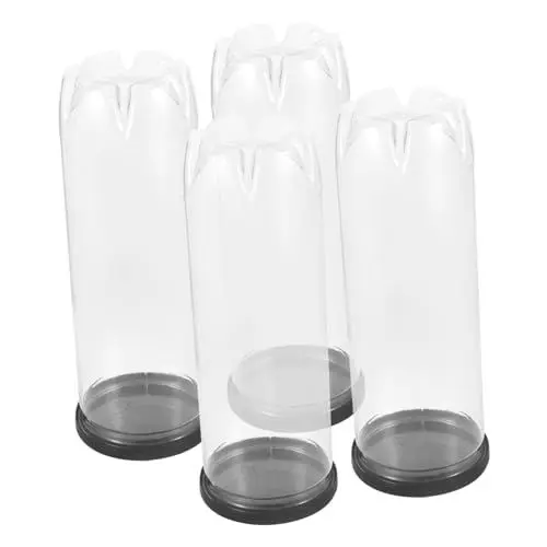 Produktbild: BCOATH Eleganter Tennis-Organizer Mit Schwarzem Deckel 4-teilig PVC Robust Und Einfach Zu Verwenden