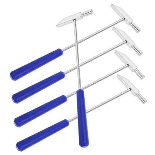 Produktbild: BCOATH 5-teiliger Zeltheringhammer Tragbarer Campinghammer Rutschfester Griff Multifunktionales Outdoor-werkzeug Zum Wandern