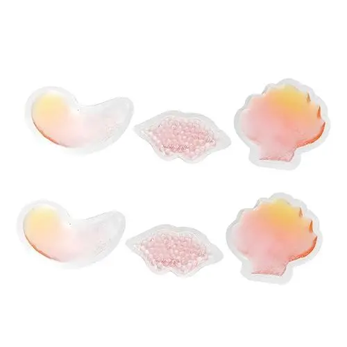 Produktbild: BCOATH 6stücke Teiliges Kühlpack Für Augen Und Lippen Gel-therapie Für Gesichtspflege Wiederverwendbare Kühlmaske Für Schwellungen Und Augenermüdung Design