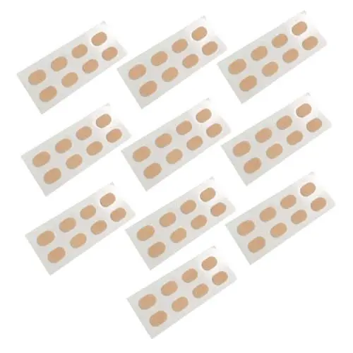 Produktbild: BCOATH 80 Stück Nasenpads Nasenpflaster Brillenzubehör Nasenpad Für Brillen Bequemes Nasenpad Brillen Nasenpad Brillenzubehör Rutschfestes Nasenpad Rutschfestes Nasenpad