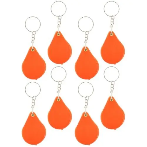 Produktbild: BCOATH Schlüsselanhänger-Lupe – Taschenlupe Zum Lesen 8-teilige Mini-schmucklupe Mit Lupe Für Präzisionsaufgaben