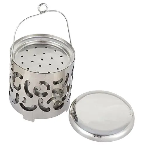 Produktbild: BCOATH Gaskocher Camping Klein Cass-ofen-heizung Notheizung Outdoor-zelt Rucksackzelt Campingheizungsabdeckung Portable Heater Terassenheizung Zeltheizung Mini-herd Im Freien Rostfreier Stahl Silver