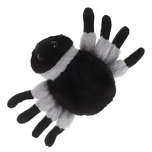 Produktbild: BCOATH Halloween Spielzeug Schwarze Kleine Spinnenpuppe Plüschtier Simuliertes Spinnenpuppenkissen Spinnengelb Stofftiere Für Teenager Spinnenstofftier Schöne Spinnenpuppe