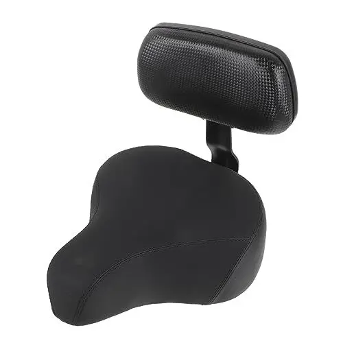 Produktbild: BCOATH Sattel Fahrradweg Sitzkissen für Fahrräder Motorradzubehör kindersitz für Mountainbike Bike Accessories Fahrradsitz Zubehör für Fahrradrücksitze Schwamm aus Polyurethan (PU). Black