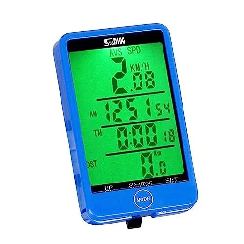 Produktbild: BCOATH Wasserdichter Computer Fahrradcomputer Fahrrad-Kilometerzähler Heimtrainer Bike Computer Cycling Computer Bike Stopwatch Bike Speedometer Fahrräder Fahrrad Tacho Fahrrad Stoppuhr
