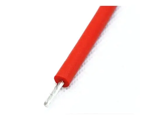 Produktbild: BCOMFY 1 Meter 50KV 70KV 100KV 200KV 150KV DC Silikon Hochspannungsdraht 16/13/11AWG verzinnter Kupferkern Automotive Zünddraht(13AWG 70KV red)