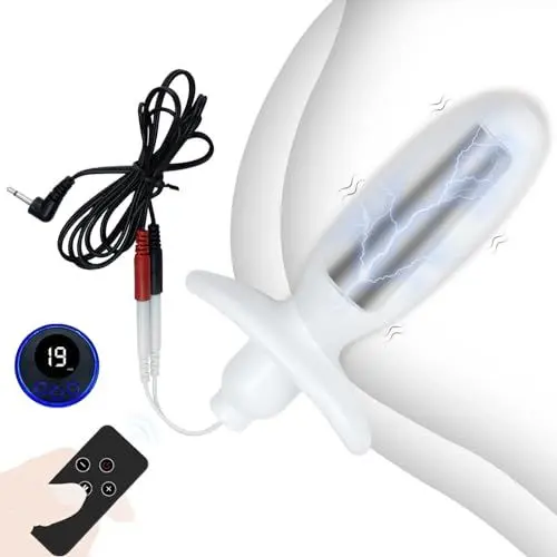 Produktbild: BDSMYEE Stim Analplug für Frauen Männer,Analspielzeug für Mann Plugs Sexspielzeug Estim für Mann,Sexspielzeug für Paare extrem sex (elektrischer Schock)