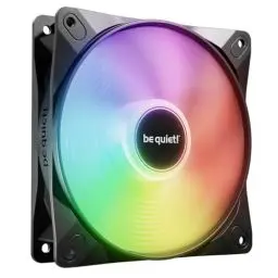 Produktbild: be quiet! Light Wings LX 120mm PWM high-speed Lüfter, Beleuchteter Hub und mattierte Lüfterblätter, vielzählige Farben und Effekte, ARGB-Kabel mit Möglichkeit zur Reihenschaltung