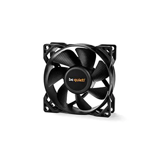 Produktbild: be quiet! Pure Wings 2 80mm PWM Lüfter, hohe Höchstgeschwindigkeit, niedrige Mindestdrehzahl, optimierter Lüfterrahmen, außergewöhnlich hoher Luftdruck, sehr leiser Betrieb, Rifle-Lager, BL037
