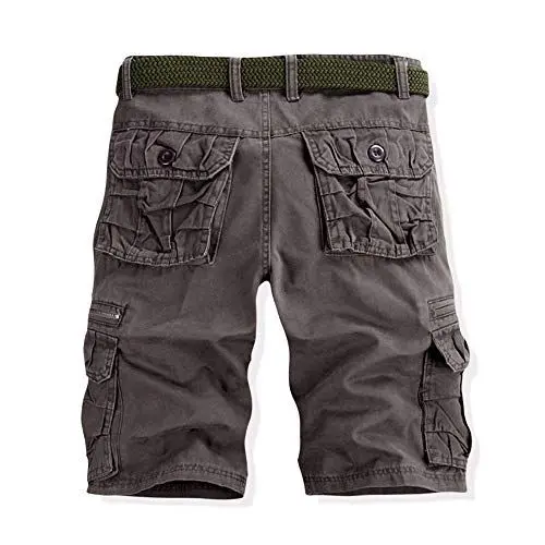 Produktbild: Strand Hosen Casual-Hose Arbeitstasche Ladeschorts Farbe Herren Hosen im freien Taktische (Grey, 36)
