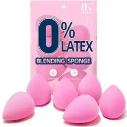 Produktbild: BEAKEY 5-Teiliges Make up Schwamm Set, Foundation Blending Beauty Sponge, Rosa Makeup Schwämme