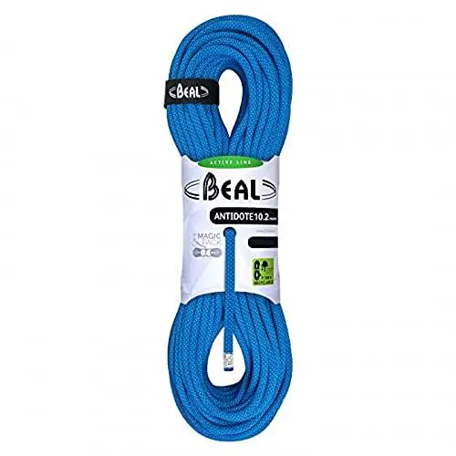 Produktbild: Beal Antidote 10.2mm 60m Blau - Benutzerfreundliches vielseitiges Kletterseil, 60m, Größe 60 m - Farbe Solid Blue