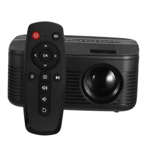 Produktbild: Beamer Media-Player-ausrüstung Mini-projektor Tragbares Heimkino Tragbarer Projektor Mini-led-projektor Videoplayer Für Heimmedien Elektronisches Bauteil Black ARTIBETTER