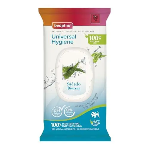 Produktbild: Beaphar Pflegetücher Universal Hygiene für Hunde und Katzen, 30 Stück