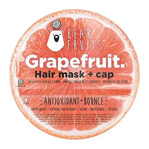 Produktbild: Bear Fruits Grapefruit Hair Mask + Cap