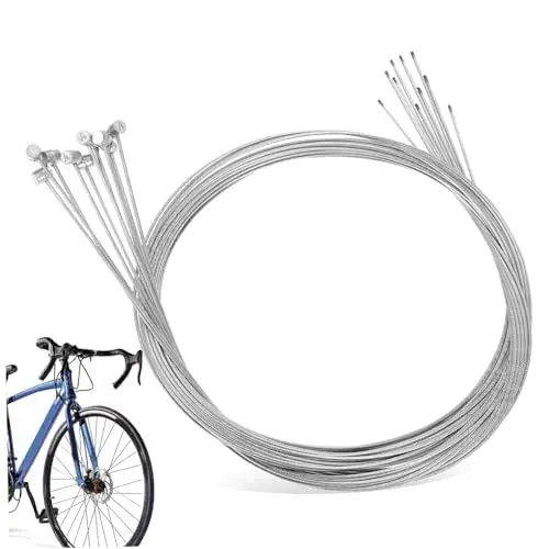 Produktbild: Beatifufu 10stücke Fahrradbremskabel Bremskabel Für Fahrräder Verzinkt Für Mountainbike Und Rennrad Ersatzteile Für Fahrrad Zubehör