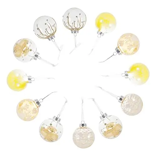 Produktbild: Beatifufu 12St Weihnachtskugeln christbaumkugeln weihnachtsbaumkugeln weihnachtsdekoration Kugeln Christbaumschmuck Dekoration Weihnachtsdekorationen Hängende Ornamente Weihnachtsschmuck