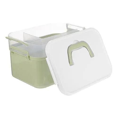 Produktbild: Beatifufu Nagellack-kleber-aufbewahrungsbox Doppelschichtiger Maniküre-set-griff Für Den Heim-salongebrauch